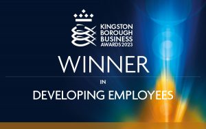 Kingston Borough Business Awards 2023 Winner in Developing Employees 