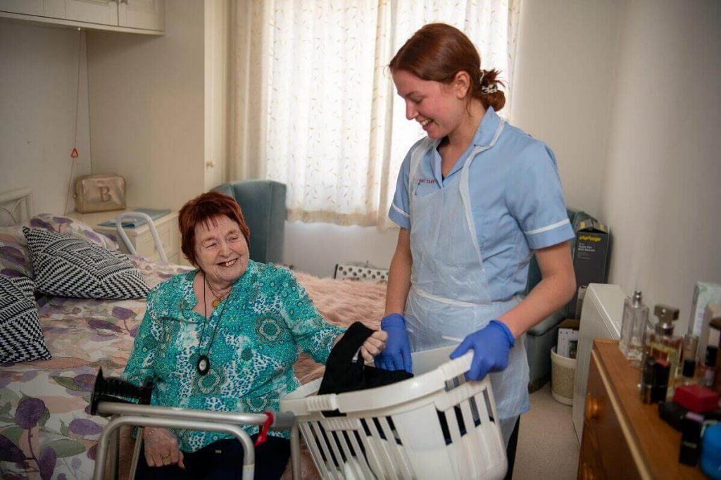 Patient with carer - Comfort Care at Home
